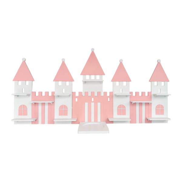 Schloss Rosa XXL (Schloss+Erweiterung) als Tonieregal, Toniebox